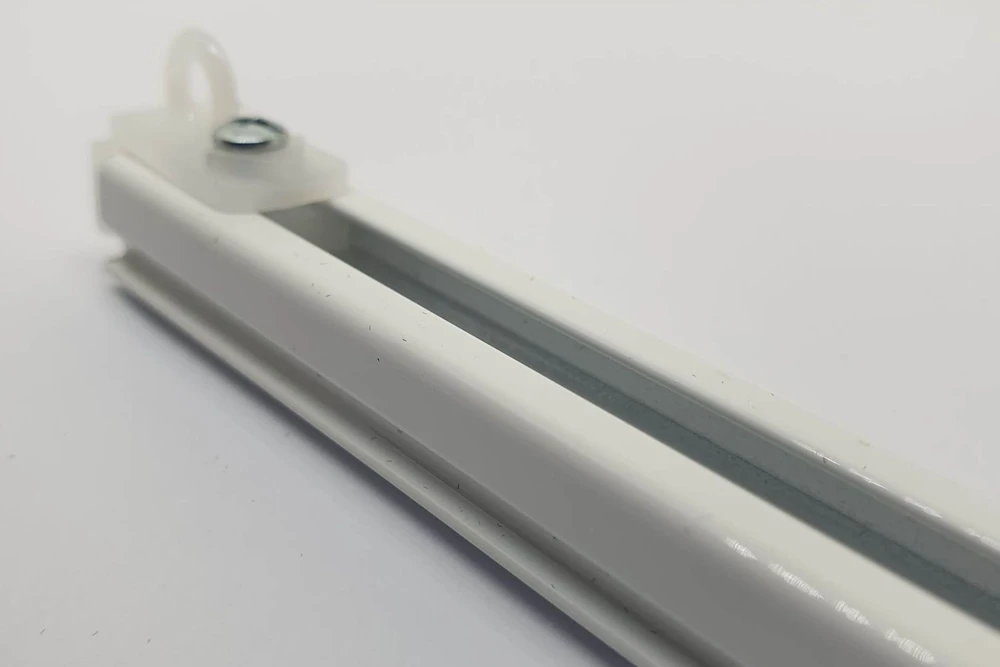 Curtain track – U-profile – White – 2