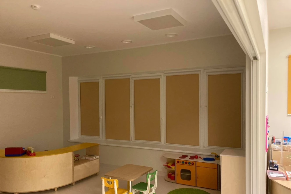 Rullo kasetē žalūzija – Aptumšojošs audums (vienkrāsains) – SWISS BEIGE (aptumšojošs audums) – 4