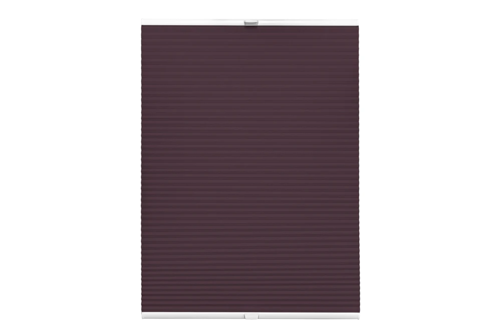 Pleated blind – Blackout, honeycomb – PLUM (blackout, honeycomb) – 1