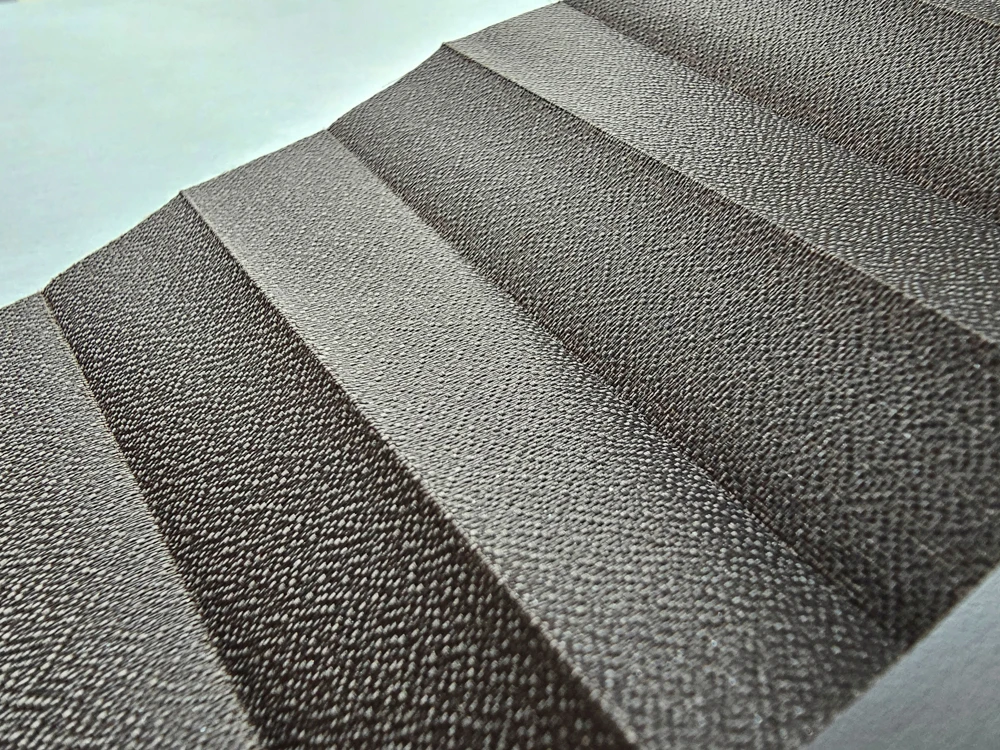 Pleated blind – Semi-blackout, single layer – ESPRESSO (semi-blackout, single-layer, solar protective coating) – 2