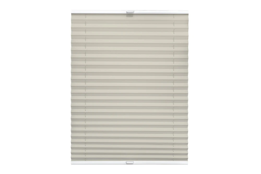 Pleated blind – Semi-blackout, single layer – CREAM (semi-blackout, single-layer, solar protective coating) – 1