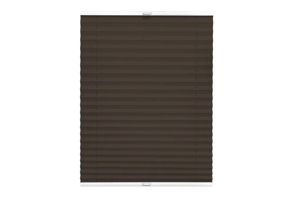 Pleated blind – Semi-blackout, single layer – MOCHA (semi-blackout, single-layer, solar protective coating) – 1