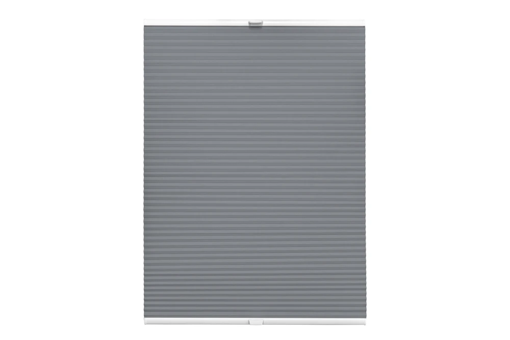 Pleated blind – Semi-blackout, honeycomb – STEEL (semi-blackout, honeycomb) – 1