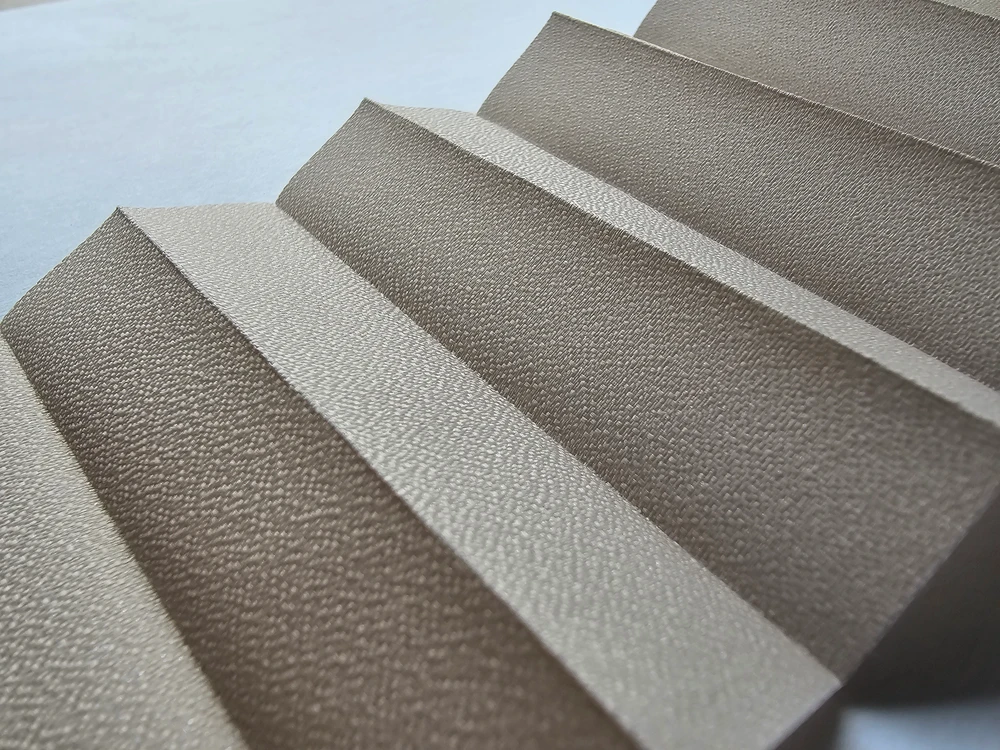 Pleated blind – Semi-blackout, single layer – MUSHROOM (semi-blackout, single-layer, solar protective coating) – 2