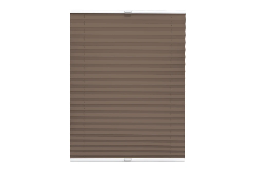 Pleated blind – Semi-blackout, single layer – COCOA (semi-blackout, single-layer, solar protective coating) – 1