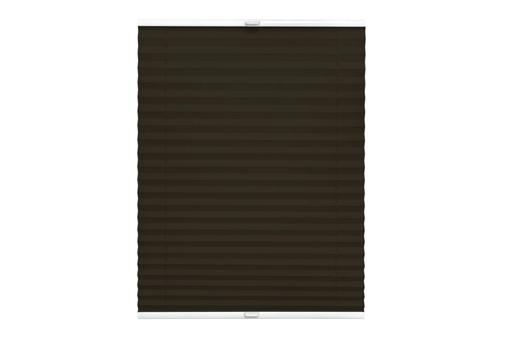 Pleated blind – Semi-blackout, single layer – ESPRESSO (semi-blackout, single-layer, solar protective coating) – 1