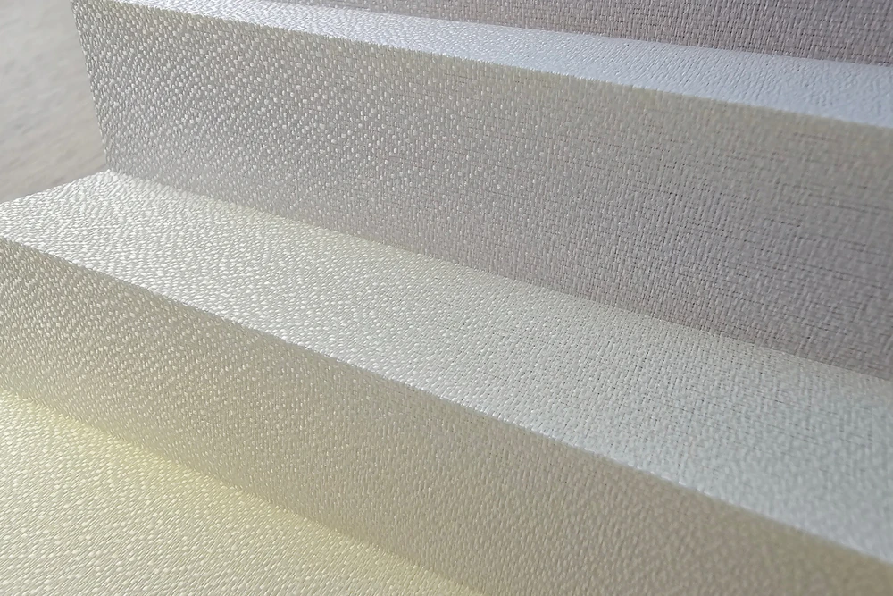 Pleated blind – Daļēji aptumšojošs audums, vienkāršs audums – CHAMOMILE (semi-blackout, single-layer) – 2