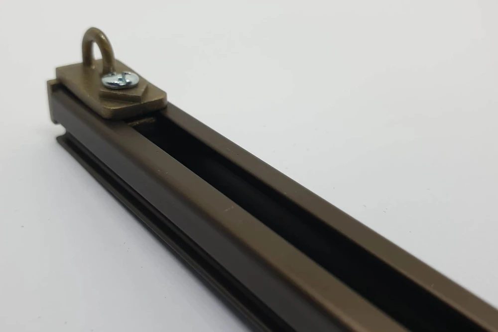 Curtain track – U-profile – Antique gold – 2